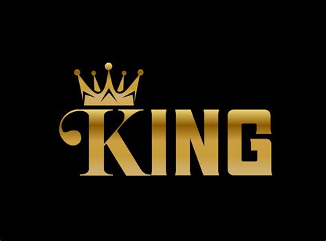 create king crown logo  graphic man  dribbble