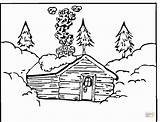 Coloring Pages Log Cabin Printable Woods Color Cabins Mountain Sheets Adult Winter Online Houses Supercoloring Template Popular Loading Chalet Coloringhome sketch template