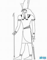 Coloring Egyptian God Pages Egypt Ra Ancient Library Clipart Gods Hello Kids sketch template