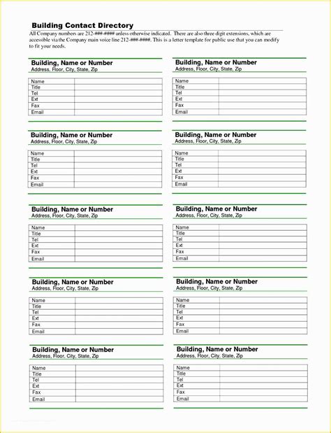 printable church directory template   church directory template