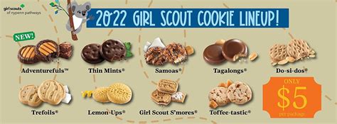 girl scout cookies  flavors