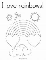 Rainbows Twistynoodle Twisty sketch template