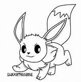 Eevee Pokemon Coloring Pages Evolutions Colouring Printable Library Clipart sketch template