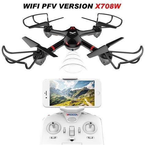 drocon drone  beginners xw wi fi fpv training quadcopter  hd camera mjxrc drone