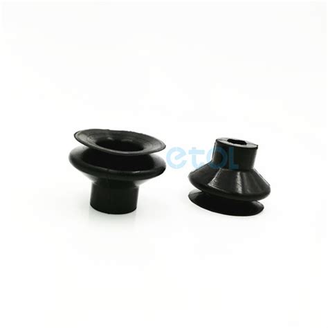 Custom Made Bellow Vacuum Silicone Rubber Suction Cups Etol