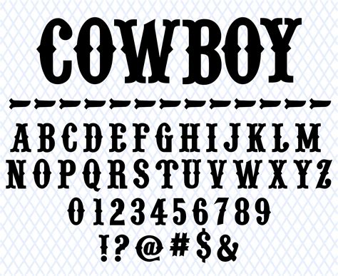 western font svg western alphabet western letters svg cowboy font