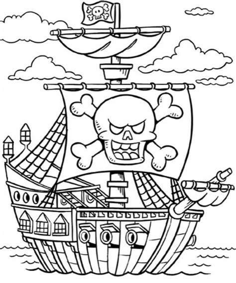 printable boat coloring pages  coloring sheets pirate coloring