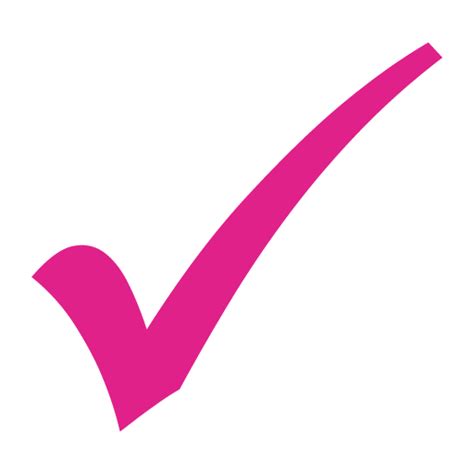 pink check mark png clip art library