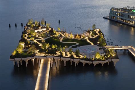 nycs newest park  island finally opens   hudson river sqft