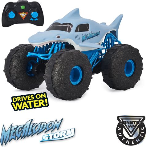 monster jam official megalodon storm  terrain remote control