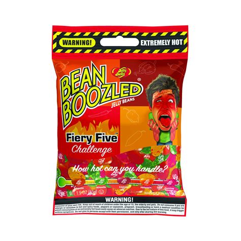 jelly belly presents beanboozled fiery five challenge with spicy hot