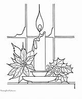 Coloring Pages Christmas Printable Candles Window Candle Brett Jan Activity Holly Bells Print Books Sheets Holiday Worksheets Popular Dot Santa sketch template