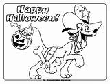 Halloween Coloring Pages Pluto Mickey Printable Dog Disney Kids Sheets Print Peanuts Oscar Friends Jake Simple Cool Superhero Happy Color sketch template
