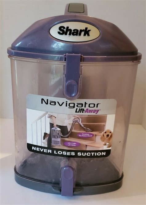 shark navigator nv vacuum lift  dust bin canister ffj shark shark navigator