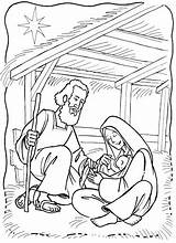 Nacimiento Belen Misterios Nativity Gozosos Kleurplaat Kleuters Jozef Bethlehem Kleurplaten Pesebre Presepios Nacimientos Portales Jezus Bijbel Sementes sketch template