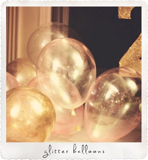 clever mom party decor glitter balloons