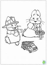 Max Ruby Coloring Dinokids Pages Printable Print Close Bunny Choose Board Watching Playing Over sketch template