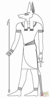 Anubis Jars Canopic Egipto Egipcio sketch template