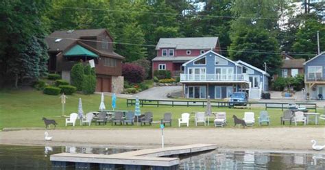 lodging with private docks in bolton landing diamond point and beyond