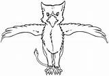 Griffin Coloring sketch template