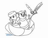 Coloring Pages Disneyclips Rescuers Bianca Bernard Gif Disney Colouring Evinrude Choose Board Horse sketch template