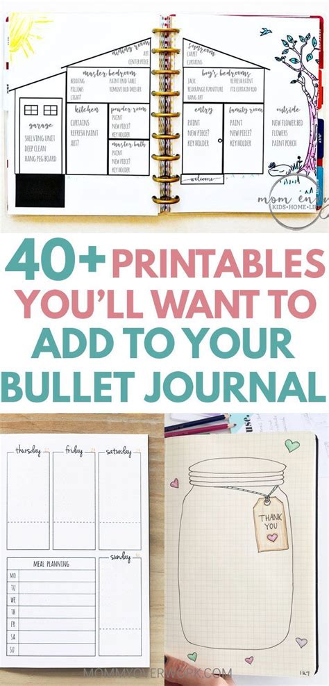 bullet journal printables  select   easiest