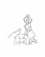 Arrietty Borrower Colorare sketch template