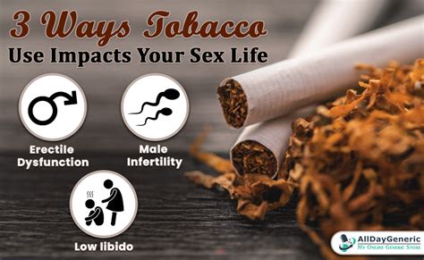 3 ways tobacco use impacts your sex life