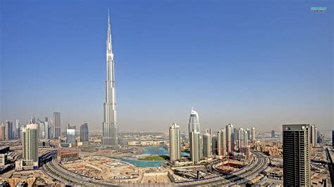 impressive burj khalifa dubai uae world  travel