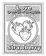 Spirit Fruit Coloring Pages Printable Kids sketch template