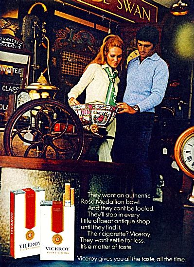 Viceroy Filter Cigarettes Ad 1970 Great Vintage Ad