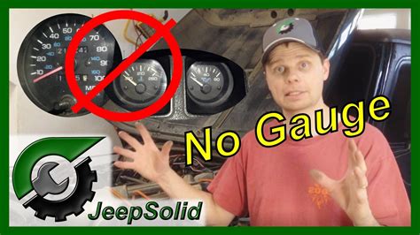 jeep gauges  working youtube