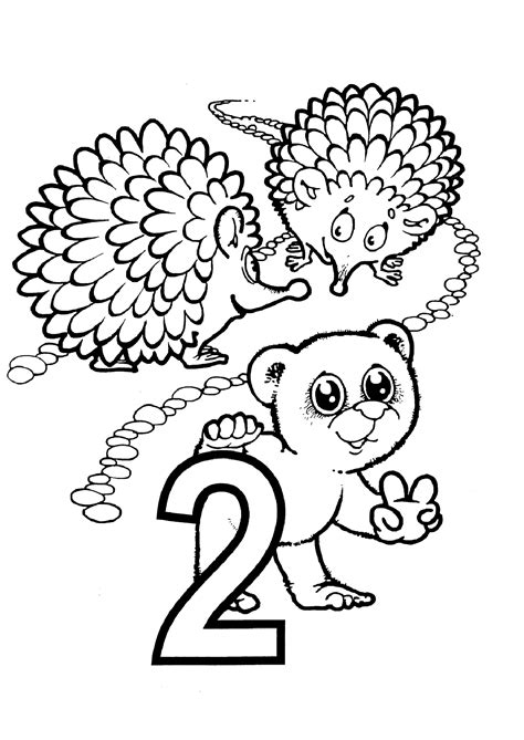 printable number coloring pages  kids numbers coloring page