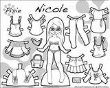 Dolls Paperthinpersonas Nicole Pixie Puck sketch template
