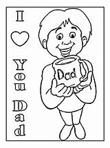 Coloring Birthday Happy Pages Printable Dad Daddy Card Cards Library Clipart sketch template