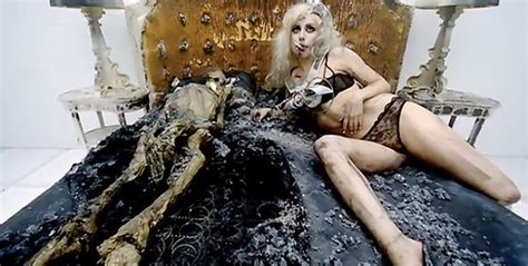 Lady Gaga S Bad Romance Video Lingerie Nudity Vodka