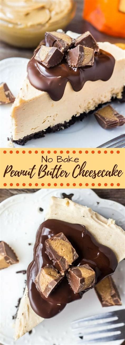 No Bake Peanut Butter Cheesecake Manthila Recipes