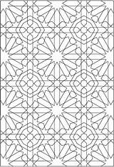 Alhambra Dover Coloriage Coloriages Adults Colorir Azulejos Mandala Doverpublications Marokko Mandalas Mosaicos Geometría Kleuren Volwassenen Geometrico Mosaique Colorier Feuille Marocaine sketch template
