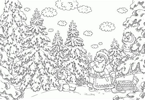 hard christmas pages coloring pages