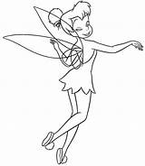 Tinkerbell Coloring Pages Drawing Disney Dancing Dust Print Club Color Kids Clipart Popular Tweet Sow Magic sketch template