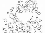 Care Bear Pages Cousins Coloring Template sketch template