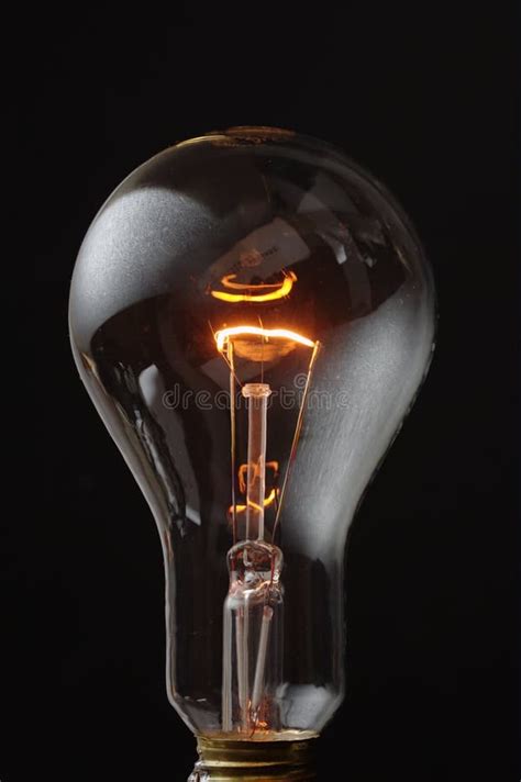 dim light bulb stock photo image