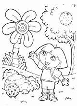 Coloring Pages Dora Printable Explorer Kids Kidsdrawing sketch template