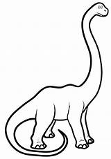 Apatosaurus Extremely sketch template
