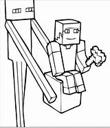 Minecraft Coloring Enderman Pages Herobrine Printable Creeper Girl Mutant Color Wither Drawing Print Pickaxe Diamond Printables Getcolorings Stairs Dantdm Getdrawings sketch template