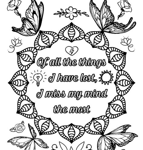mandala quotes coloring pages pin  color  quotes