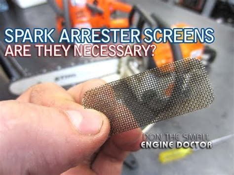 dont remove muffler spark arrester screens   cycle equipment youtube