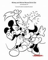 Dot Mickey Mouse Minnie Disney Pages Coloring Printable Disneyclips Gif Sheets Choose Board Funstuff sketch template