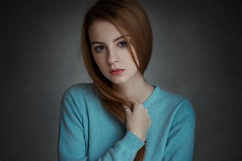 women model redhead freckles ann nevreva portrait hd wallpapers desktop and mobile images