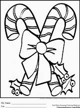 Christmas Coloring Pages Noel Canes Candy Kids Divyajanani sketch template